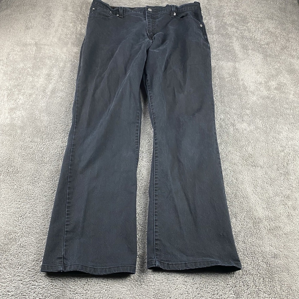 Levis 550 Relaxed Boot Jeans Womens 14M Black‎ Mid Rise